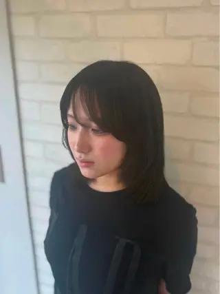 ミディアム レディースカットモデ ル募集🎀✨雛子のヘアスタイル