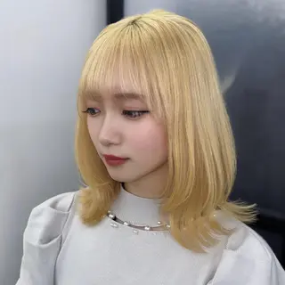 ミディアム カラー Ren. 🦋デザインカラーのヘアスタイル