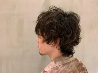 ショート パーマ メンズ 山本 亜以子のヘアスタイル