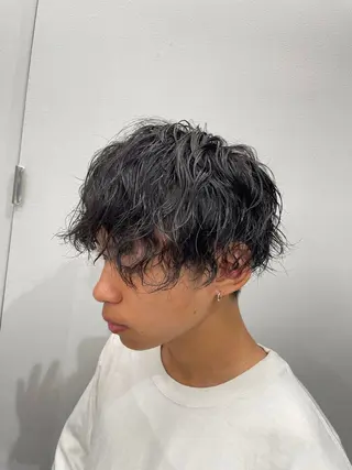 パーマ メンズ 京都河原町 メンズパーマ助川龍哉のヘアスタイル