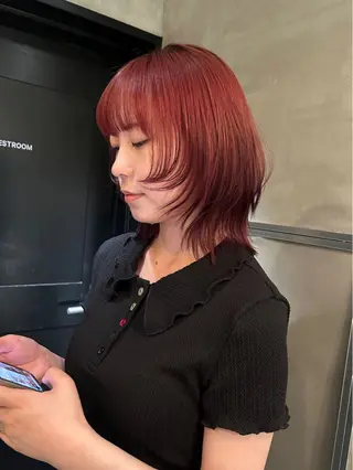 ミディアム カラー デザイン/アレンジ ❤︎イシイレイのヘアスタイル