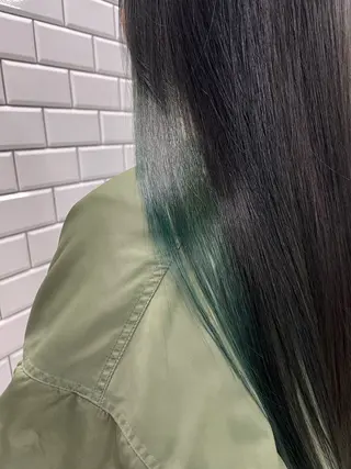 セミロング カラー PANOL 秀島のヘアスタイル