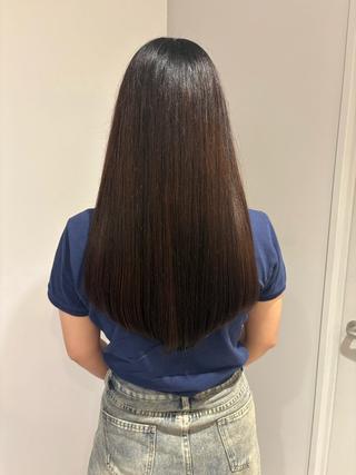 ロング 藤田 小波のヘアスタイル
