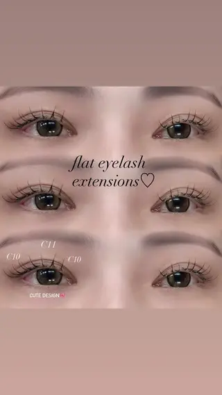 マツエク・マツパ 心 【EYELA】のマツエク・マツパデザイン