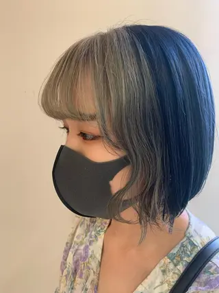 ショート カラー 暖色/ブリーチカラー 🎀 M i k uのヘアスタイル
