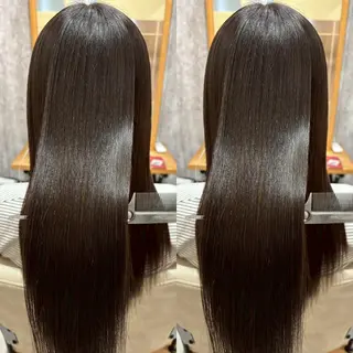 ロング KAEDE💖 縮毛矯正/艶カラーのヘアスタイル