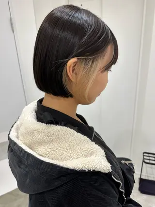 ショート カラー レイヤー/ヘアセット 💐nao.のヘアスタイル