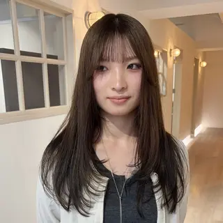 セミロング 光岡 玲遠のヘアスタイル