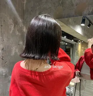 ミディアム 似合わせカット/ 青竹真璃亜のヘアスタイル