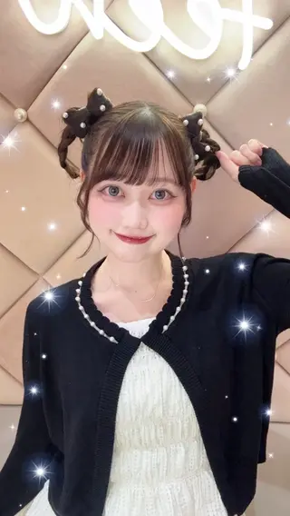 ヘアアレンジ SEVENTEEN あやなのヘアスタイル