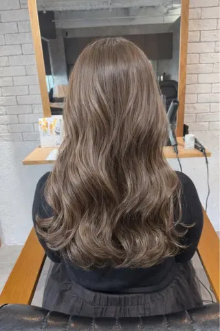 ロング 1%【横浜】 髪質改善&ケアカラーのヘアスタイル