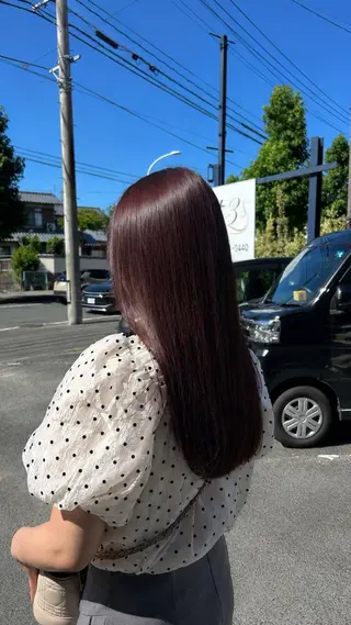ロング 🩷透明感カラー 🩷レイヤー･ボブのヘアスタイル