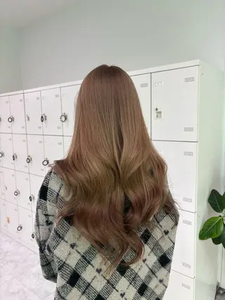 ロング 大人っぽ韓国ヘア 寒色💙yuma💙のヘアスタイル