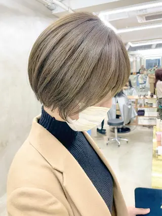 ショート カラー ショート・ボブ 徳竹淳一のヘアスタイル