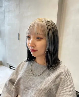 ミディアム カラー ヘアアレンジ 艶髪/レイヤーカット 🐣misakiのヘアスタイル