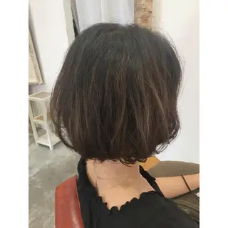 ショート パーマ fio マナミのヘアスタイル