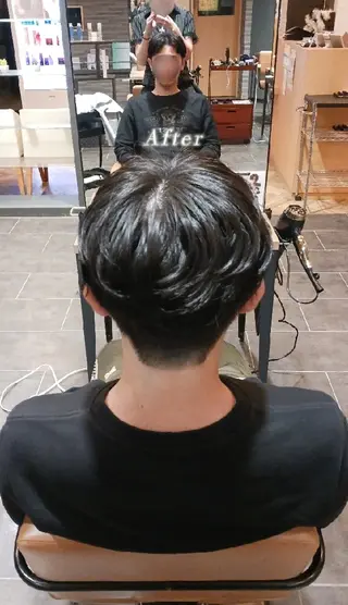 パーマ メンズ 羽田野 紗可のヘアスタイル