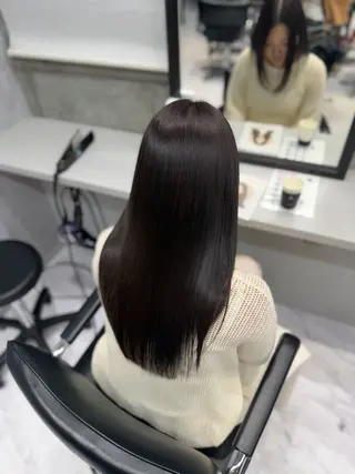 ミディアム カラー ヘアアレンジ メンズ キッズ 艶髪/髪質改善/縮毛 masae🌼のヘアスタイル