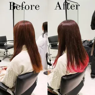 セミロング カラー 💖パーソナル診断 特化YUYA💖のヘアスタイル