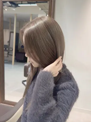 ロング カラー 【暖色カラー＋色持ち 重視】💟まなみのヘアスタイル