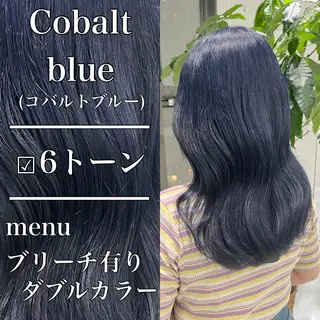 セミロング カラー レイヤー×透明感カラ ーHAYATOのヘアスタイル