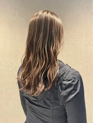 ロング ハイトーンカラー 縮毛矯正/ジャックのヘアスタイル