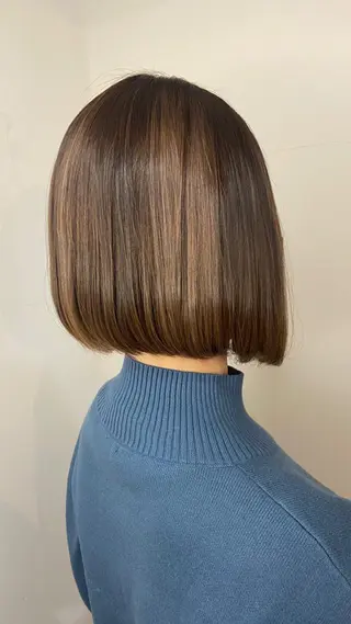 カラー ayumi🦖/ 似合わせカラー🤎のヘアスタイル