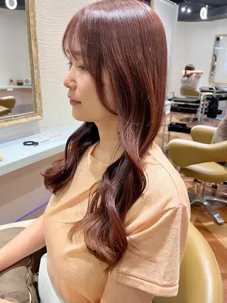 ロング カラー 髪質改善 高橋 勇樹のヘアスタイル