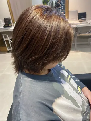 ショート カラー メンズ 🫧艶髪/透明感🫧 EIGHT副店長丸山のヘアスタイル