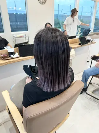 セミロング 鈴木 妃帆未のヘアスタイル