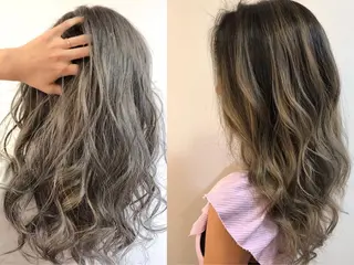 ロング 海外風レイヤーカット 👑店長 平松 由のヘアスタイル