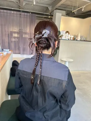 ヘアアレンジ 園田 朱理のヘアスタイル