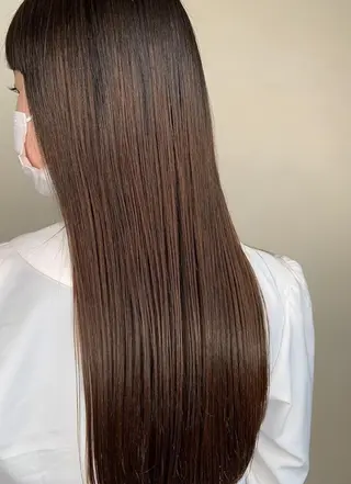 ロング 松田 楽のヘアスタイル