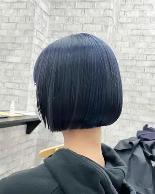 ショート カラー パーマ ヘアアレンジ メンズ キッズ ネイル マツエク・マツパ アイブロウ 🐺ウルフ×ハイトー ン🖤Yukinoのヘアスタイル