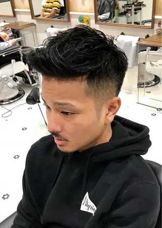 ショート メンズ カット無料/髪質改善 髪質根本改善/艶髪のヘアスタイル