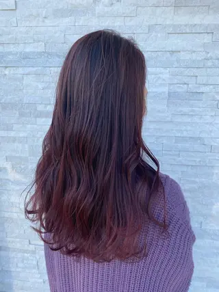 ロング カラー パーマ ヘアアレンジ メンズ 豊橋美容院 ソンリエのヘアスタイル