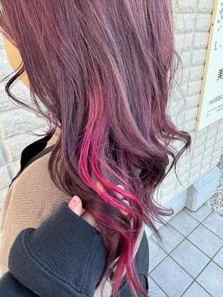 ロング カラー 大塚 しおりのヘアスタイル