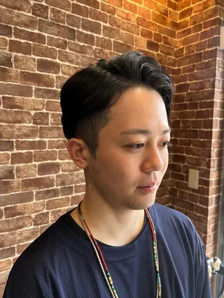 ミディアム カラー パーマ ヘアアレンジ メンズ キッズ ネイル マツエク・マツパ アイブロウ 久木原 ゆりのヘアスタイル
