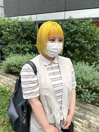 ミディアム カラー パーマ ヘアアレンジ メンズ キッズ ネイル マツエク・マツパ tatsumi/ボブ ウルフ/レイヤーのヘアスタイル