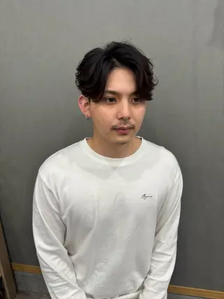 メンズ ✨ブリーチ無しWカラ ー・メンズ✨佐藤秀太のヘアスタイル
