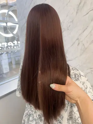ロング 🤍透明感カラー︎ 🤍YUURI🤍のヘアスタイル