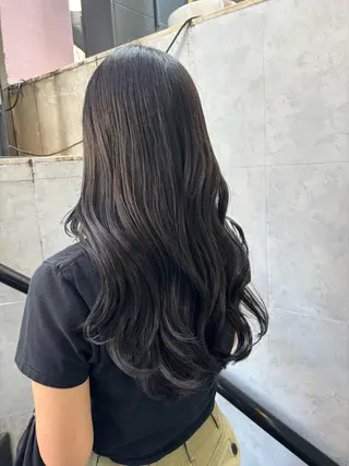 ロング カラー ボブ×レイヤーカット 透明感カラー/Fuuのヘアスタイル