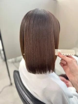 ショート 髪質改善/ブリーチ毛 縮毛矯正/ MIHOのヘアスタイル