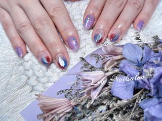 ショート カラー ネイル Le’a NailSalonのネイルデザイン
