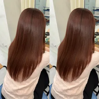 ロング 髪質改善🩵縮毛矯正 代々木/木下のヘアスタイル