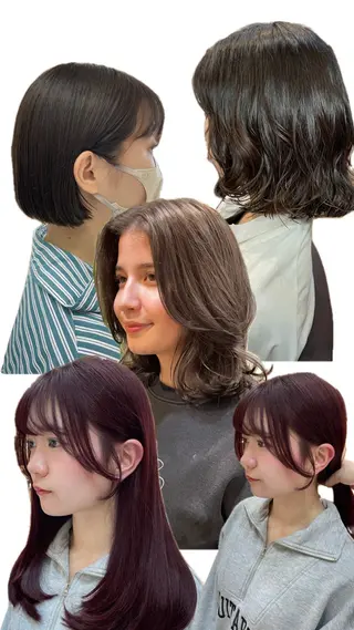 ミディアム 久我 彩音のヘアスタイル