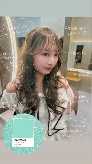 ロング カラー レイヤー/縮毛矯正 ✨️タケルのヘアスタイル