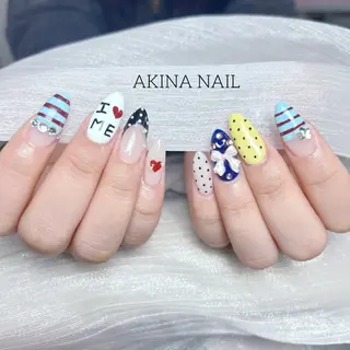 セミロング Akina Nail 亀戸のネイルデザイン