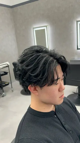 カラー パーマ メンズ 札幌メンズ指名 No. 1/光👑のヘアスタイル