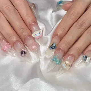 ネイル Nail ヌシん家 AKANEのネイルデザイン